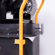 Close view of the Ultra Vac 1250-G filter housing latch