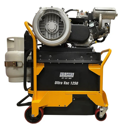 Ultra Vac 1250-P rear view showing engine and blower